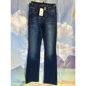 NWT YMI Bootcut Women's Blue Jeans - Size 1 Mid Rise